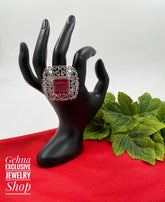 Adjustable CZ Polki Finger Ring Finger rings